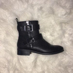 Black ankle boots